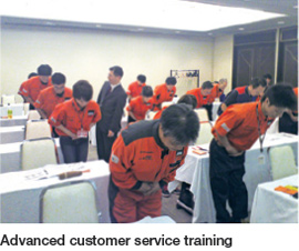 Advanced customer service training