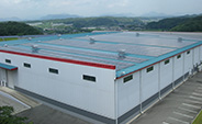 Solar panels at the Western Japan Logistics Center