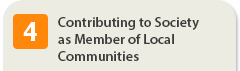 Contributing to Society as Member of Local Communities