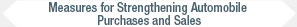 Measures for Strengthening Automobile Purchases and Sales