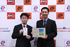 Donation of ¥1.0 million comprised of employee contributions and matching funds from AUTOBACS