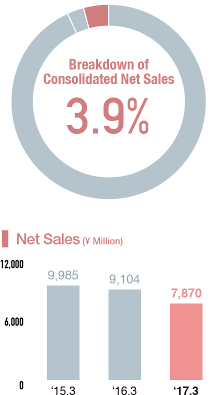 Breakdown of Consolidated Net Sales 3.9%