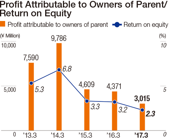 Profit Attributable to Owners of Parent/Return on Equity